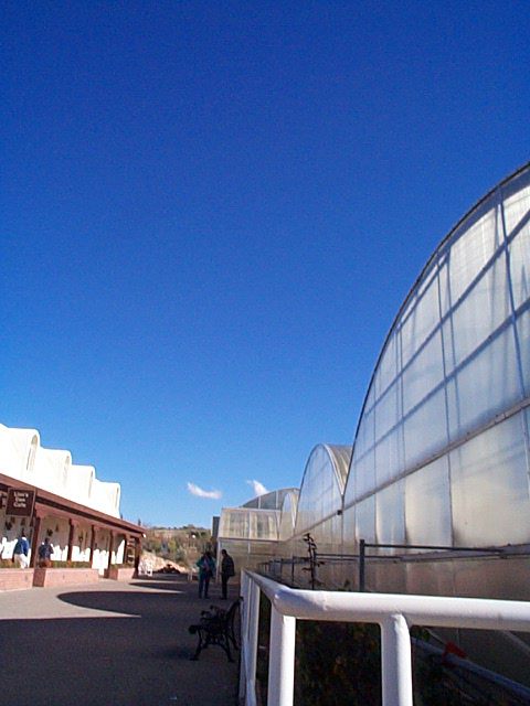A view outside the experimental building