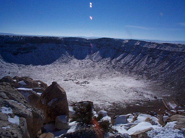The meteor crater