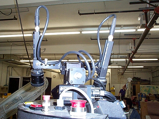 Rear view of DP pan-tilt head